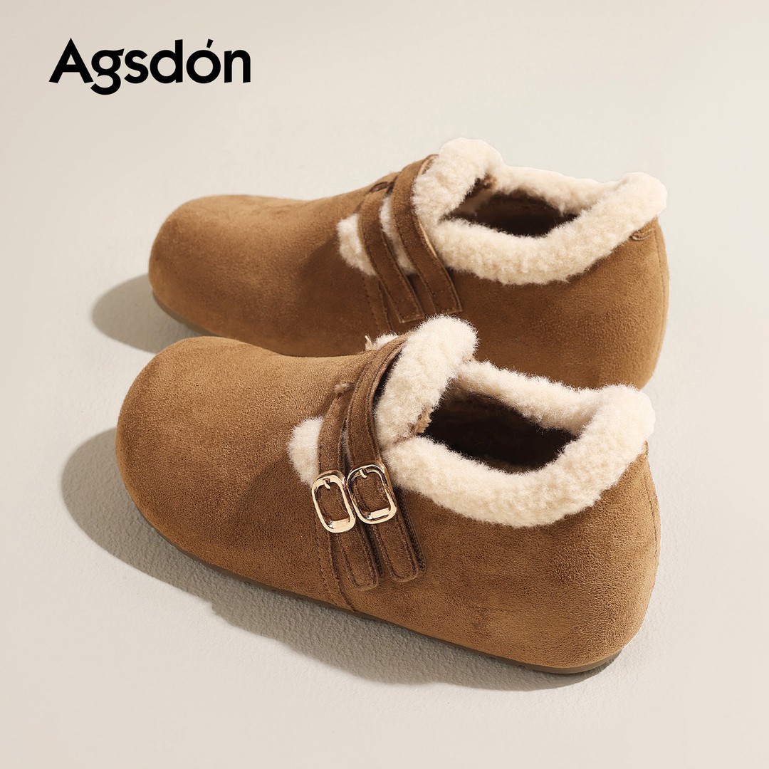 【奥古狮登】全包勃肯鞋女内增高4.5CM单鞋加绒B153541+RB153541AA主图