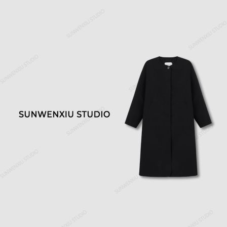 swx studio5店 “具象高级”100%羊毛填充常青款时尚休闲冬季外套