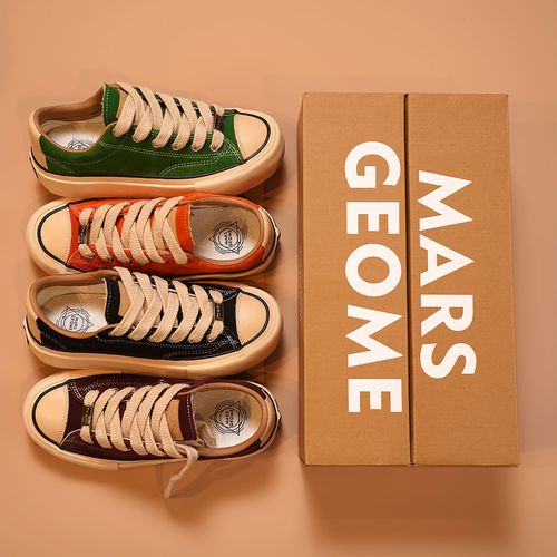 MARS*GEOME/火星几何2025年秋冬新款牛反绒皮男女同款板鞋复古主图