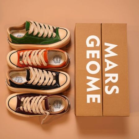 MARS*GEOME/火星几何2025年秋冬新款牛反绒皮男女同款板鞋复古