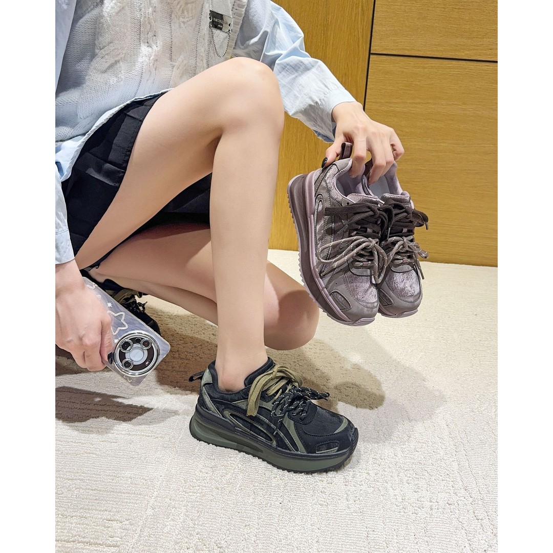 冬季上新时尚百搭休闲德训女鞋气质软底个性冷粘工艺 Y 检 0011主图