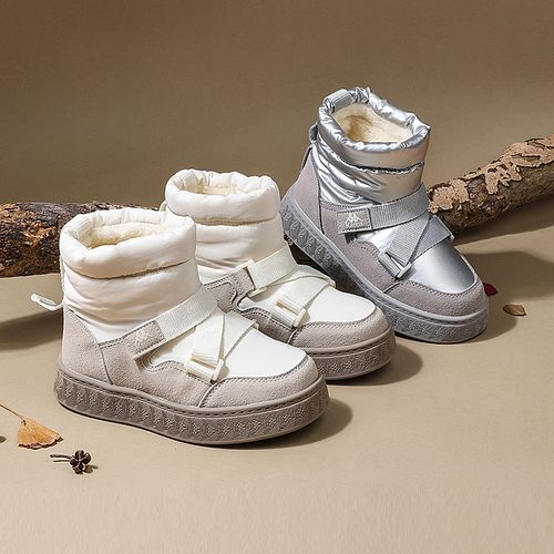 卡帕冬季保暖雪地靴2025高帮时尚防滑轻便加绒童鞋KAZD1234113主图