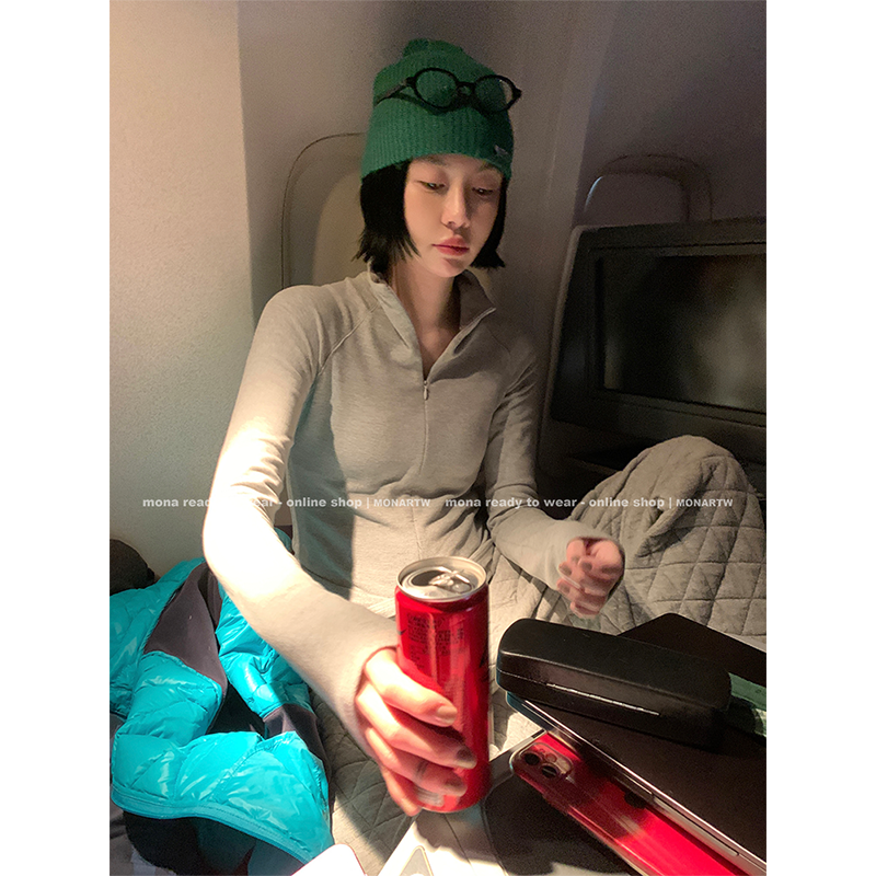 MONA 抑菌工艺 极简修身显瘦内搭外穿上衣 打底衫女小个子 新款主图