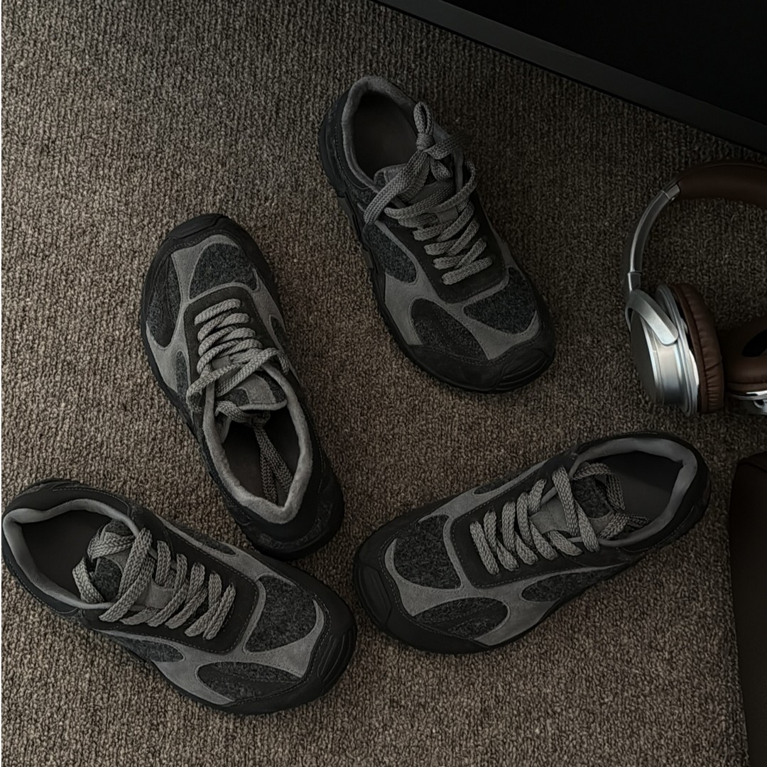 BAO/宝小姐2025休闲风秋百搭时尚休闲鞋复古软底休闲慢跑鞋老爹鞋主图