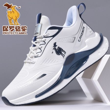 【专柜正品】2025秋季新款慢跑鞋耐磨防滑减震皮面防水休闲运动跑步