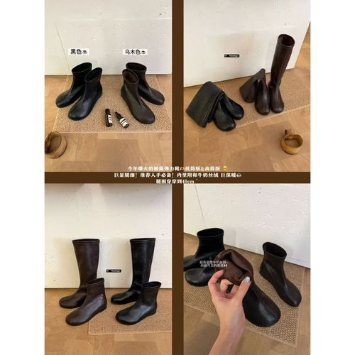 【瘦瘦弹力靴】低筒or高筒版！牛奶丝绒瘦瘦靴（跟高3.5cm）（XZ800-1#）主图