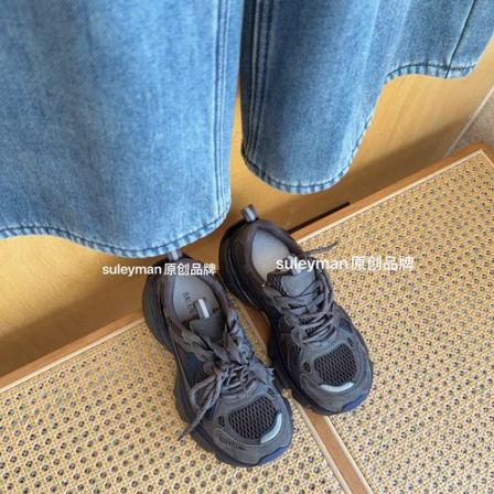 青木子真皮老爹鞋【思思灰色版】2025超级舒服的脚感正常尺码拍