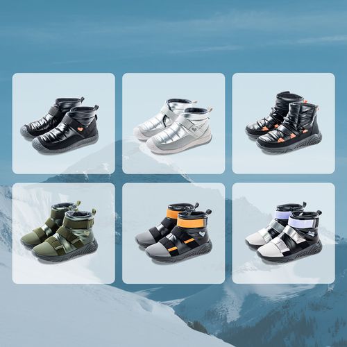 【集合】冬季加绒【26~38码】山系户外短靴运动徒步鞋棉鞋保暖靴主图
