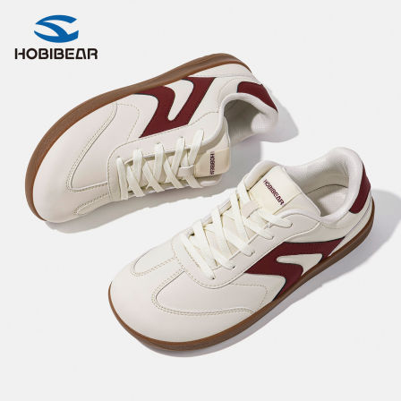 HOBIBEAR德训鞋男女士4E宽楦赤足2025秋冬季加绒保暖宽头平步大码