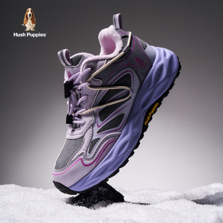 暇步士童鞋儿童女大童棉鞋加绒保暖二棉鞋冬季户外登山新款保暖鞋