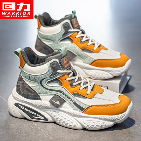 回力高帮男鞋2025秋冬新款休闲百搭运动中帮跑步增高篮球老爹潮鞋