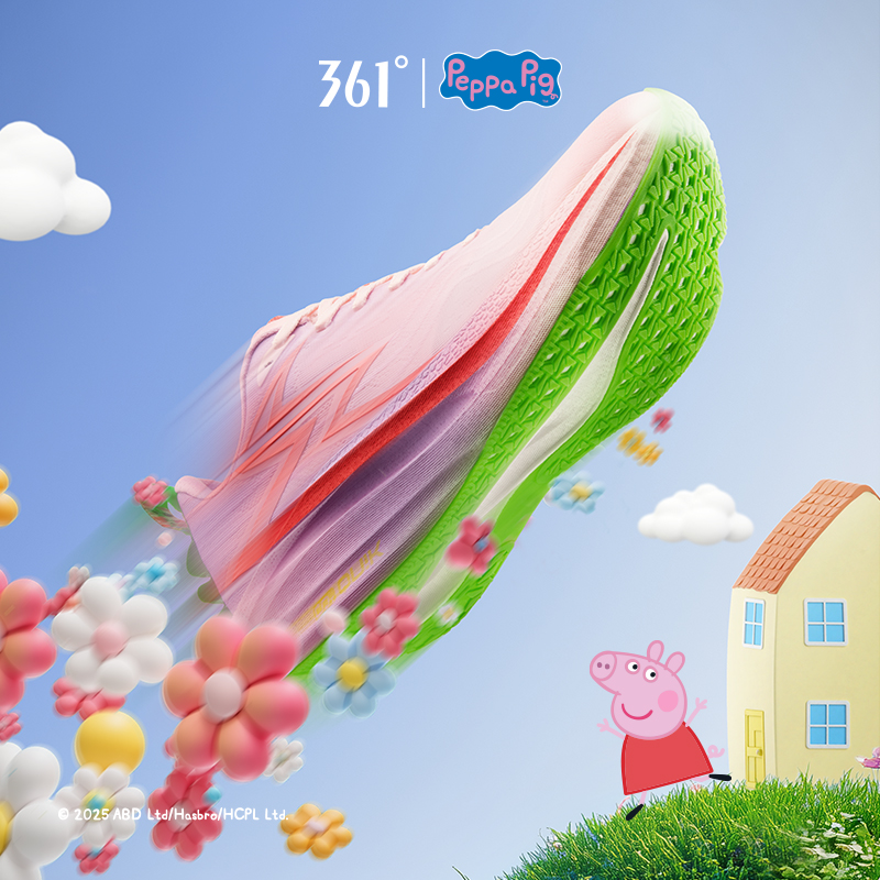 361飞燃4MIX小猪佩奇联名跑步鞋专业竞速训练跑鞋减震运动鞋男K主图