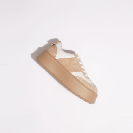 【Kimi推荐】lost in echo时尚复古手工布洛克真皮厚底休