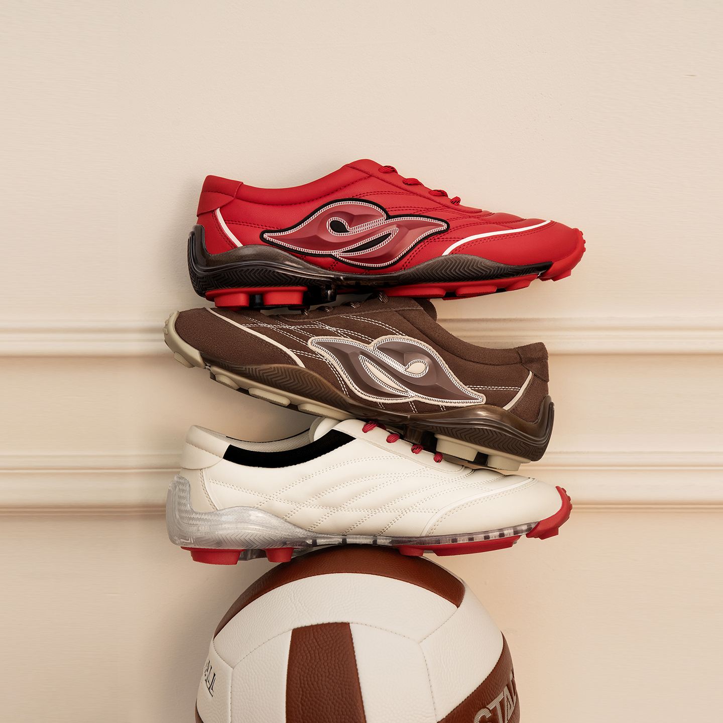 OGR复古美式运动休闲薄底足球德训鞋主图