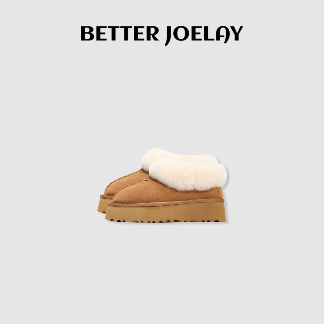 BETTER JOELAY-【毛绒保暖】成人休闲秋冬时尚毛毛鞋百搭舒适Z9704主图