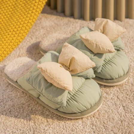 玲姐定制-女棉拖鞋秋冬新款毛绒地板拖加绒加厚棉拖鞋418612