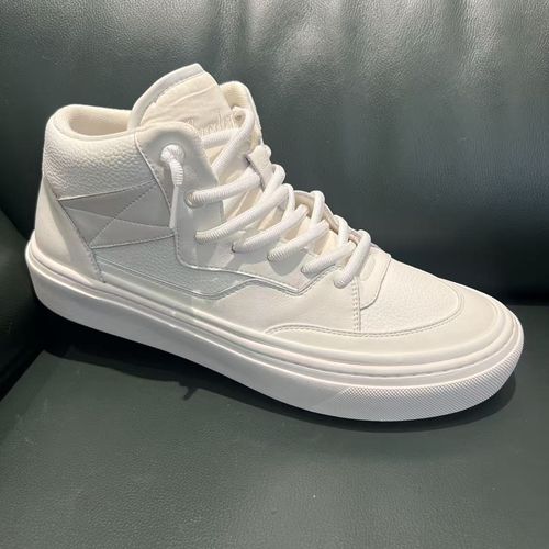 休闲防滑耐磨舒适男款小白鞋休闲运动鞋百搭中帮白色时尚潮鞋2836主图