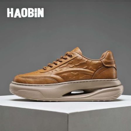 浩宾男鞋2025新款秋冬季增高小白鞋男士运动休闲板鞋子潮鞋一脚蹬