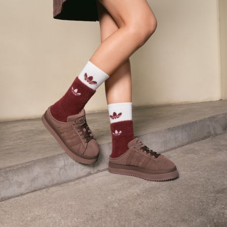 【滔搏联动】adidas阿迪达斯三叶草流光风加绒面包鞋JR3731