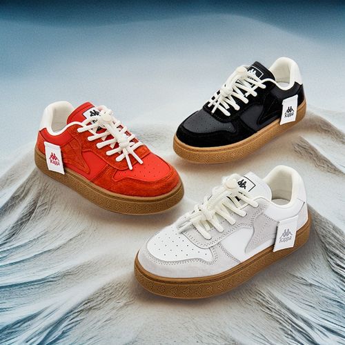 kappa kids 卡帕25秋冬新款经典百搭休闲学生德训鞋亲子鞋板鞋主图