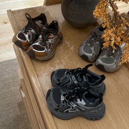 【琥珀流光】左左家秋季新款儿童潮酷时髦运动鞋中大童软底老爹鞋