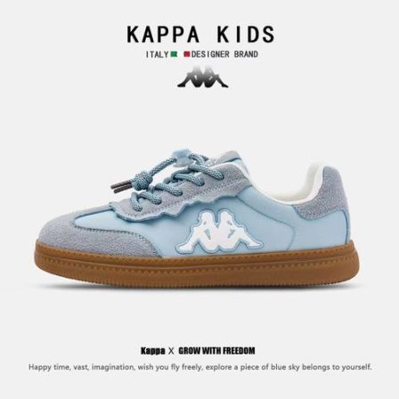 kappa kids 卡帕情侣时尚百搭轻便男女潮流亲子鞋软底板鞋德训鞋