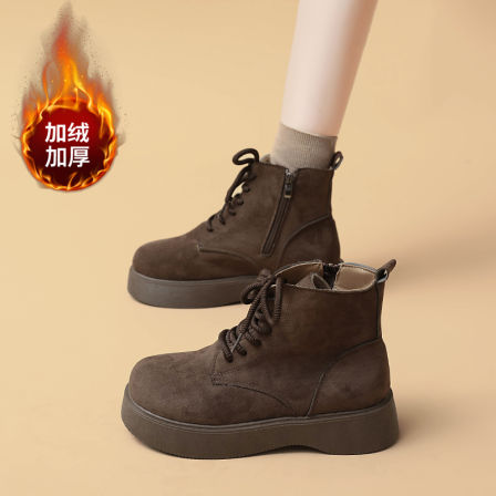 张凯丽雪地靴女款2025新款冬季加绒加厚防滑防水妈妈中老年人棉靴