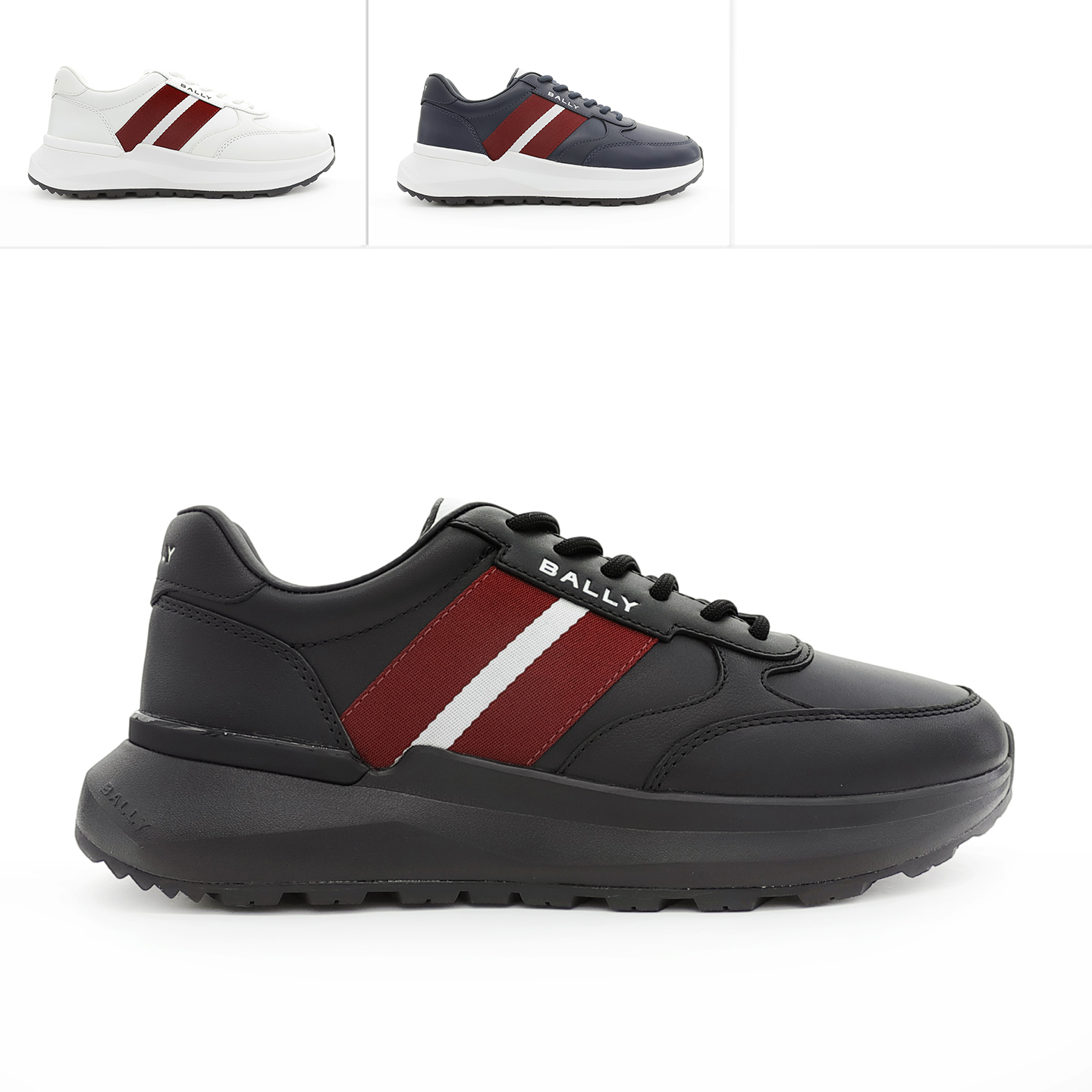 Bally/巴利 男士时尚大牌真皮低帮厚底运动休闲鞋 MSK0G0 VT049主图
