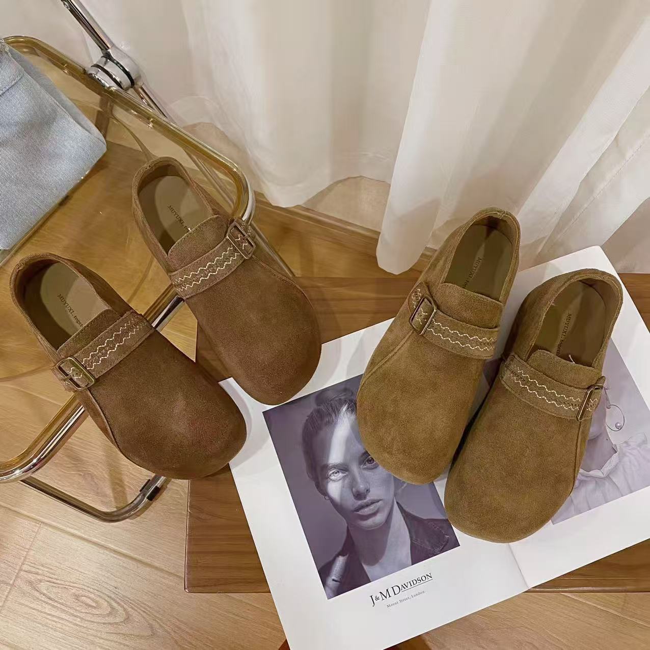 VK定制 韩版高档时尚单鞋女915-30主图