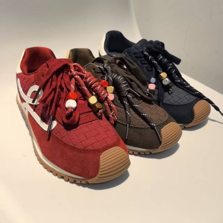 门店6&99！红麻薯德迅鞋」复古系带运动休闲板鞋阿甘鞋女 C25021