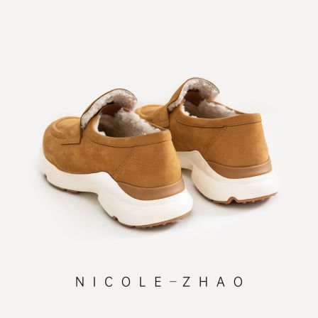 【贵姐NICOLE】意大利800厂牛皮植绒发泡大底时尚气质鞋子5NXZ082