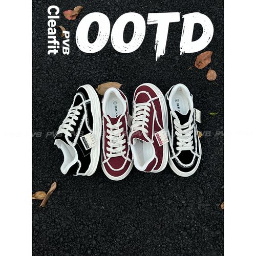 PVB*25FW“流苏系列”翻毛皮街头板鞋 休闲厚底增高潮流溶解底潮鞋主图