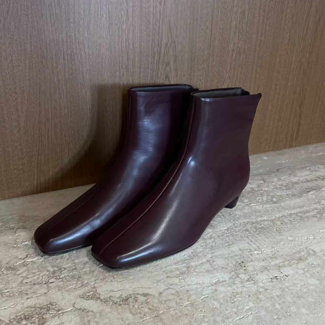 TANTAN 气质时尚高跟方头秋冬时装靴4026主图