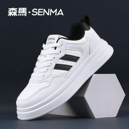 SENMA/森马【双11爆款】秋冬季休闲板鞋男女运动百搭时尚情侣小白鞋