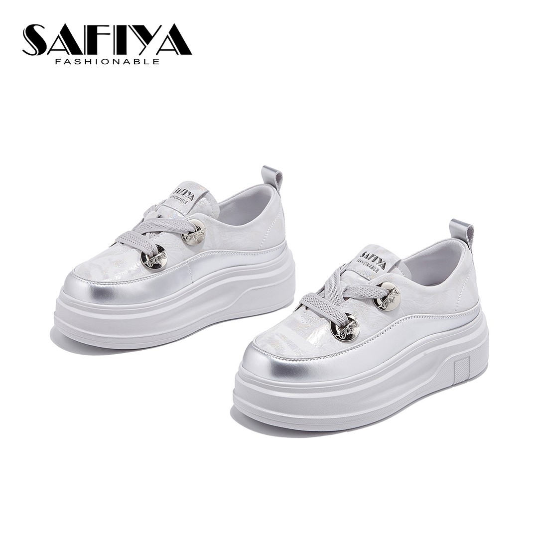 索菲娅Safiya2025秋季新款舒适轻便时尚百搭厚底女鞋SFD3112D03主图