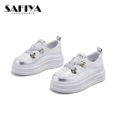 索菲娅Safiya2025秋季新款舒适轻便时尚百搭厚底女鞋SFD3112D03