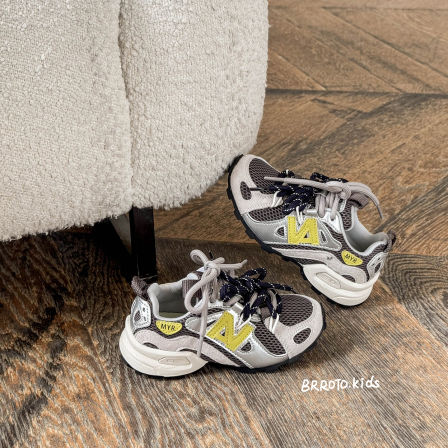 男童运动鞋2025秋冬新款儿童休闲鞋女童鞋软底轻便跑步鞋子中大童