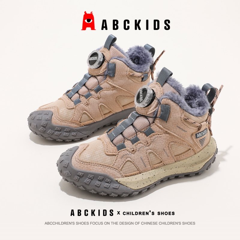 ABCkids童鞋男童棉鞋冬季加绒保暖儿童鞋子中大童加厚运动二棉鞋主图