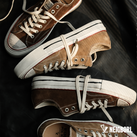 【咖啡机】NEIGBORL钊叔制美式潮流复古手工做旧休闲百搭硫化鞋子