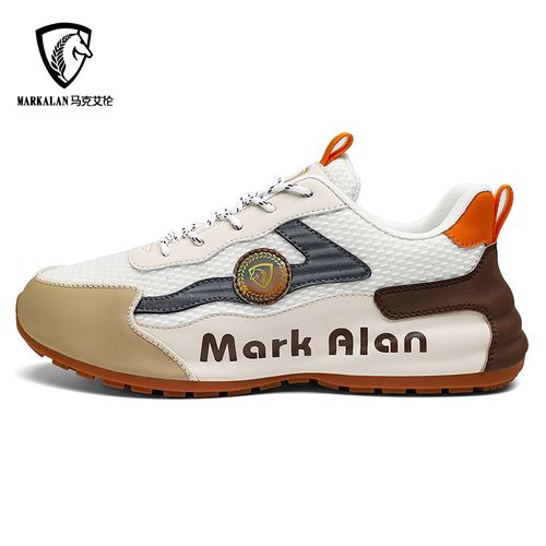 马克艾伦时尚休闲鞋减震休闲系带春秋季时尚男士运动鞋主图