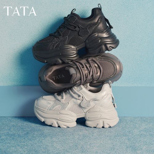【单里/绒里可选】TATA他她2026时尚休闲百搭女老爹鞋新款CY213AM6主图