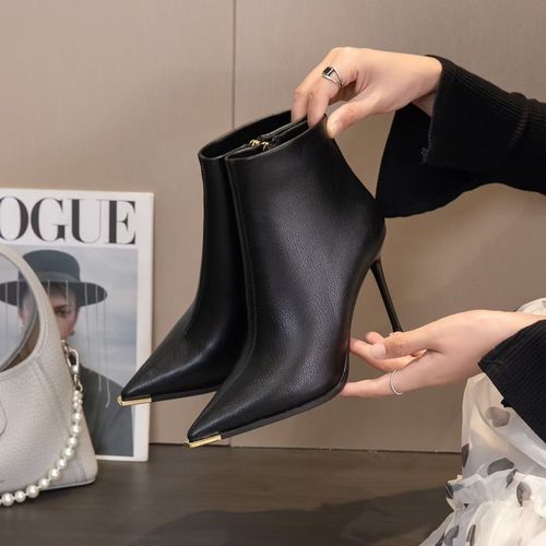 巨舒服的！超好穿防踢头设计更高级大牌同款瘦瘦靴975-10主图