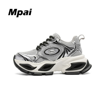 梦牌 街头时尚老爹鞋潮流百搭8CM隐形内增高情侣运动休闲鞋男女款