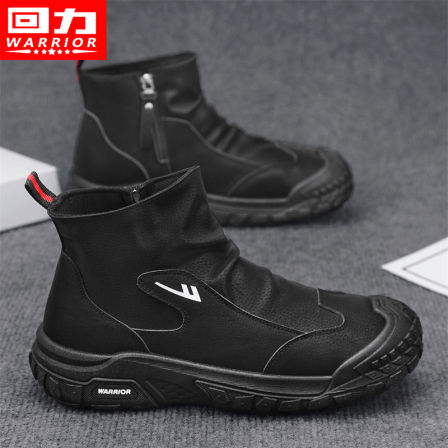 回力马丁靴男鞋2025秋冬新款高帮防水防滑软底男士工作劳保工装靴