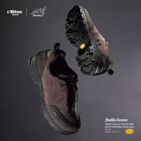 蓝岐「洄·Reveno」化石系列：海龟 Vibram大底城市防滑徒步工装鞋