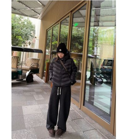 BETTERJOELAY -【轻暖格趣】时尚穿棉衣外套百搭休闲慵懒GG0386