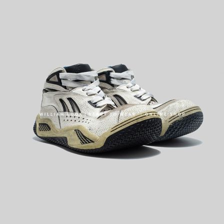 威廉威 【百搭机能】荔枝牛皮橡胶底牛绒做旧运动雪地靴F62