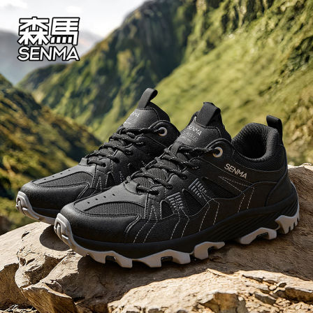 森马男鞋2025新款秋冬季防滑耐磨休闲运动鞋户外徒步旅游登山鞋子