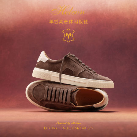 【意大利羊绒皮】老钱风手工男鞋 25新款复古柔软全皮休闲板鞋