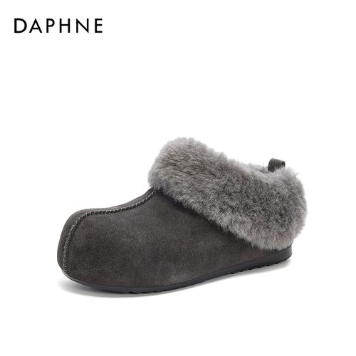 【宋茜代言】达芙妮极简风时尚百搭棉鞋加绒加厚厚底保暖舒适雪地靴主图